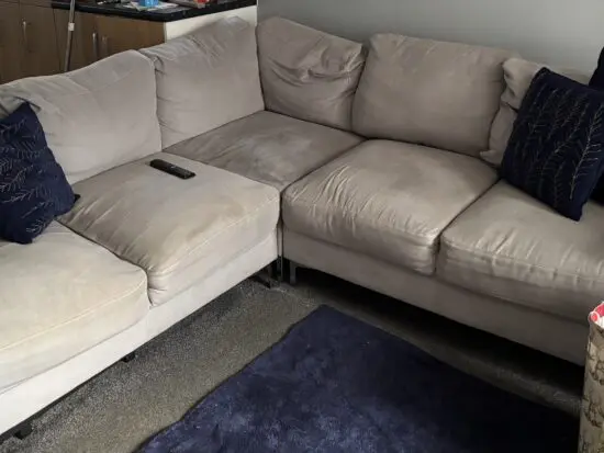 Furniture & Choice Grey Baltimore Corner Sofa