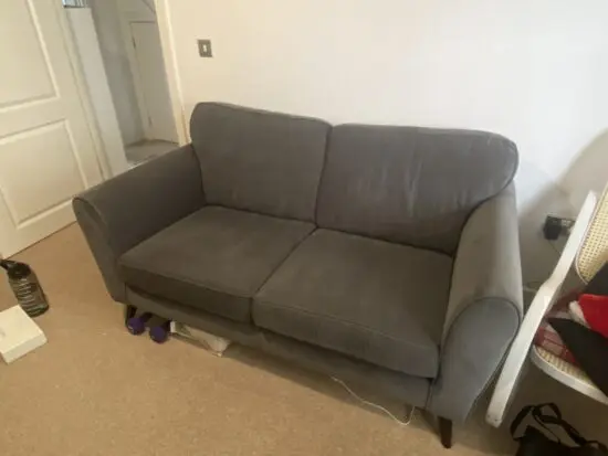 DFS Grey 2 Seater Sofa