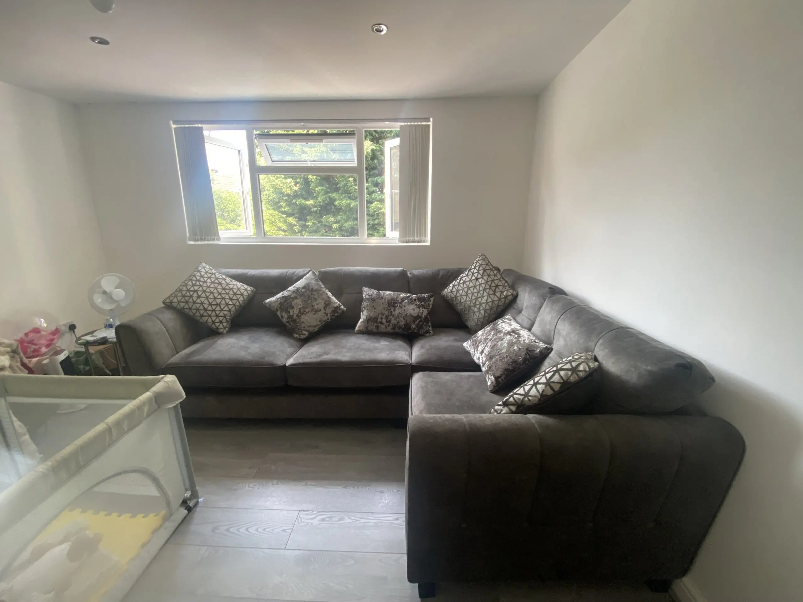 Furniture village grey corner sofa