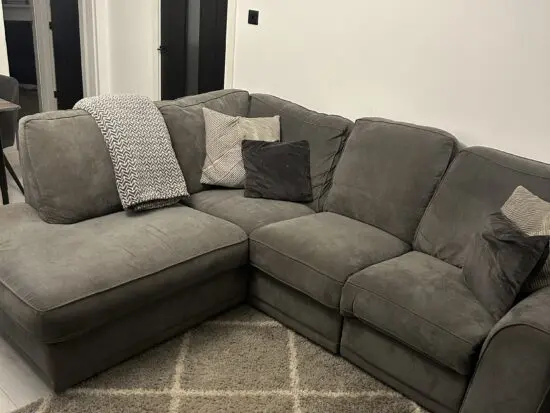 Dfs grey pros corner sofa
