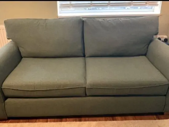 Next Teal 3 seater small sofa and Armchair