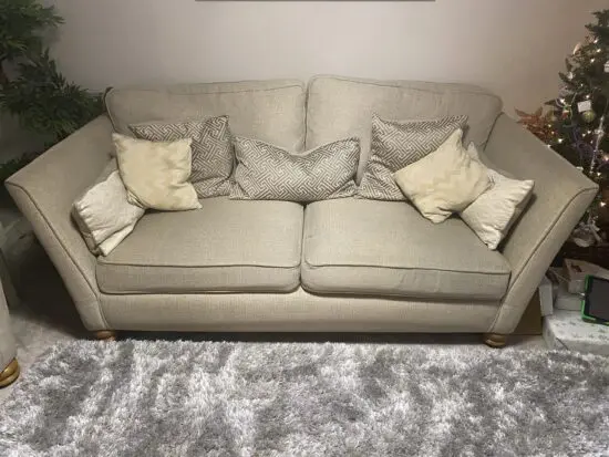 Oak furniture land 3 seater sofa with Love chair