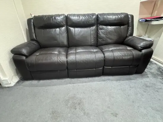 3 seater sofa recliner (manual) + 2 seater sofa sofa recliner (electric)