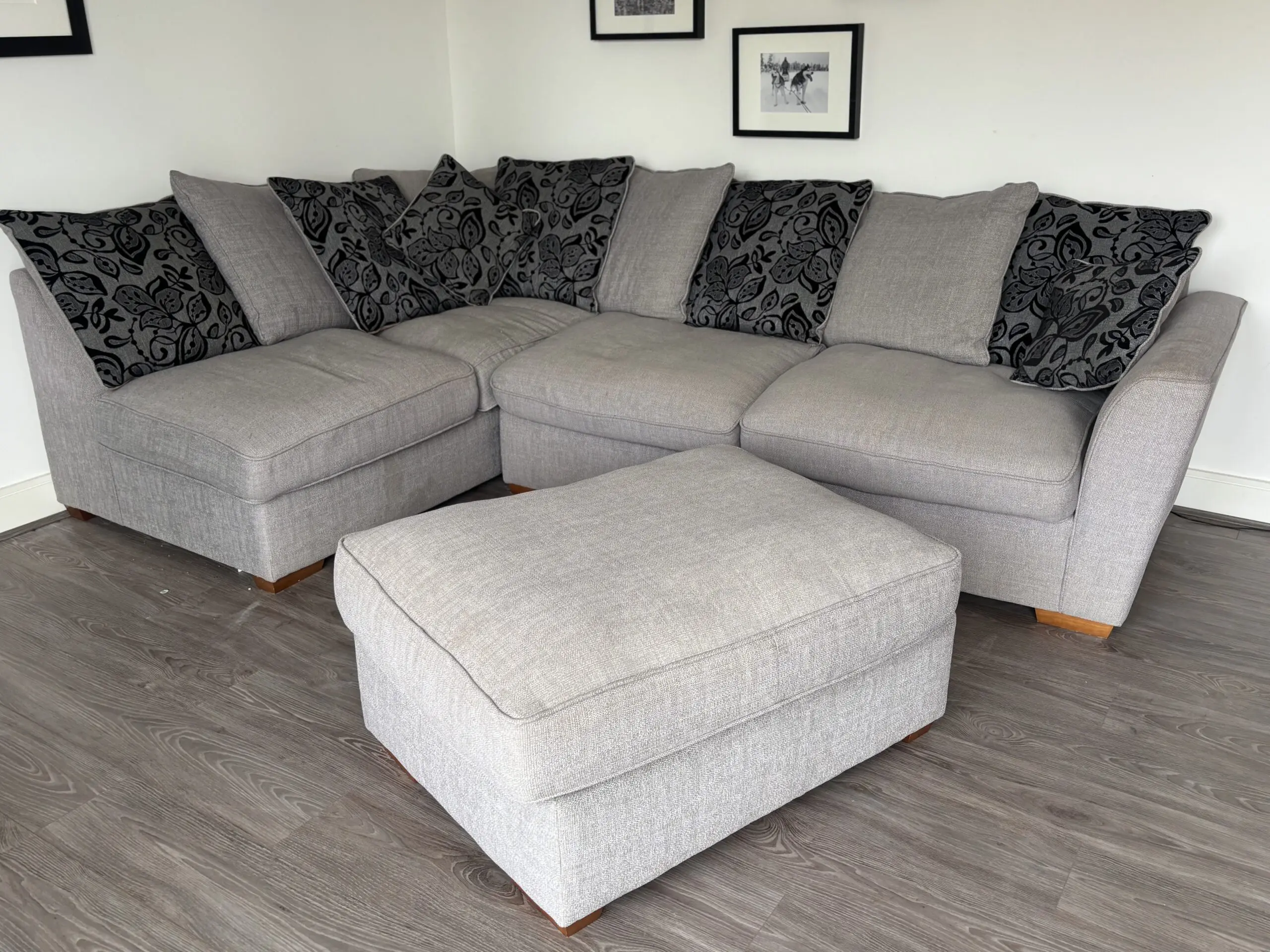 Grey Furniture Village Corner sofa