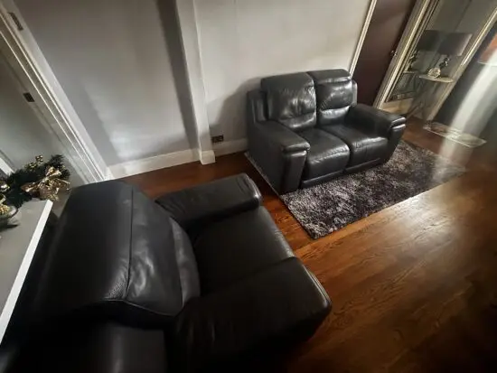 Grey Sofa and Arm Chair