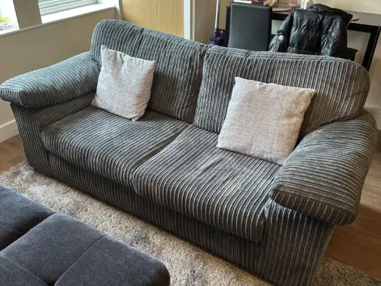 Jumbo cord Amalfi 3 seat sofa