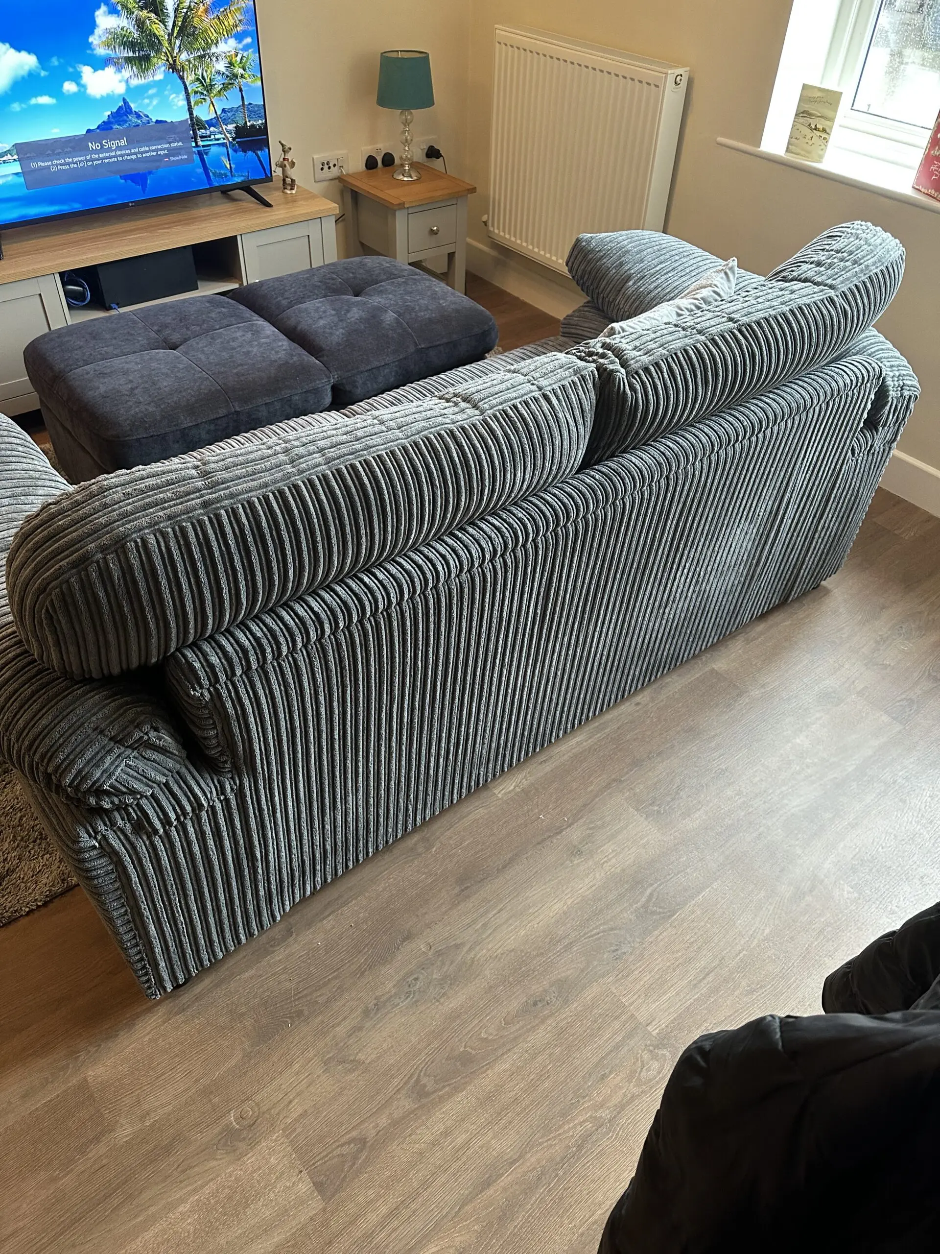 Jumbo cord Amalfi 3 seat sofa