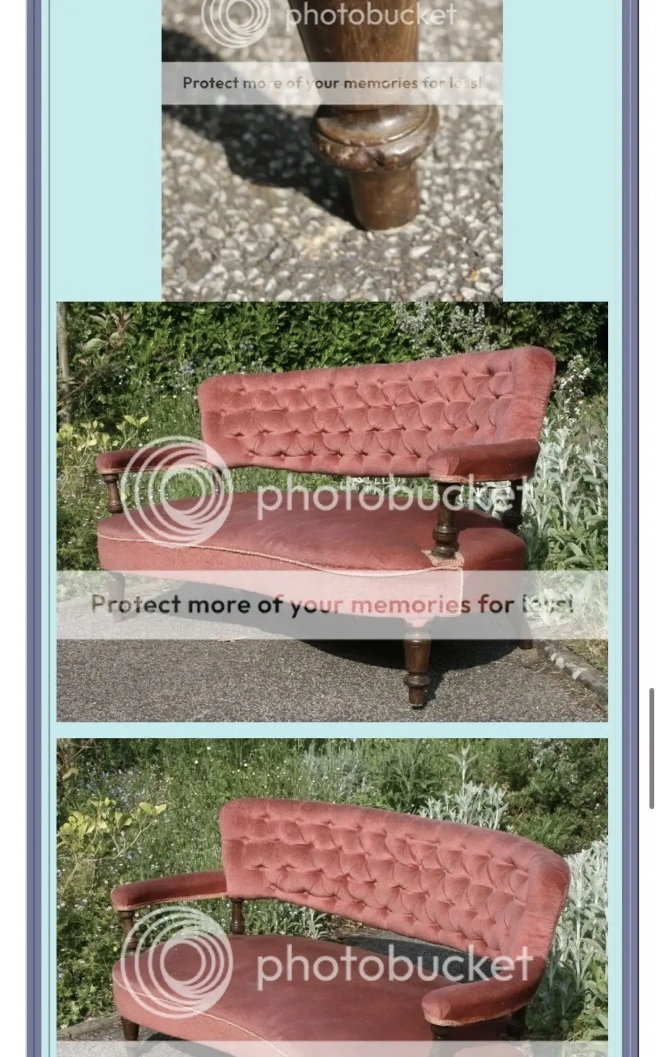 Cream sofa ANTIQUE VICTORIAN EDWARDIAN DEEP BUTTONBACK SETTEE SOFA chaise longue