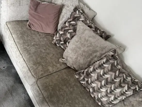 Luxury Plush Sofa & Matching Love Chair