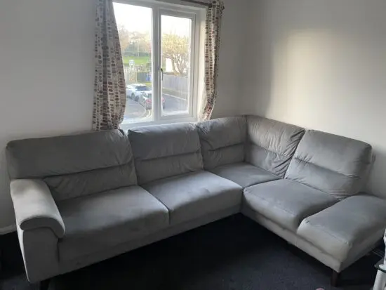 DFS Grey Chaise Corner Sofa