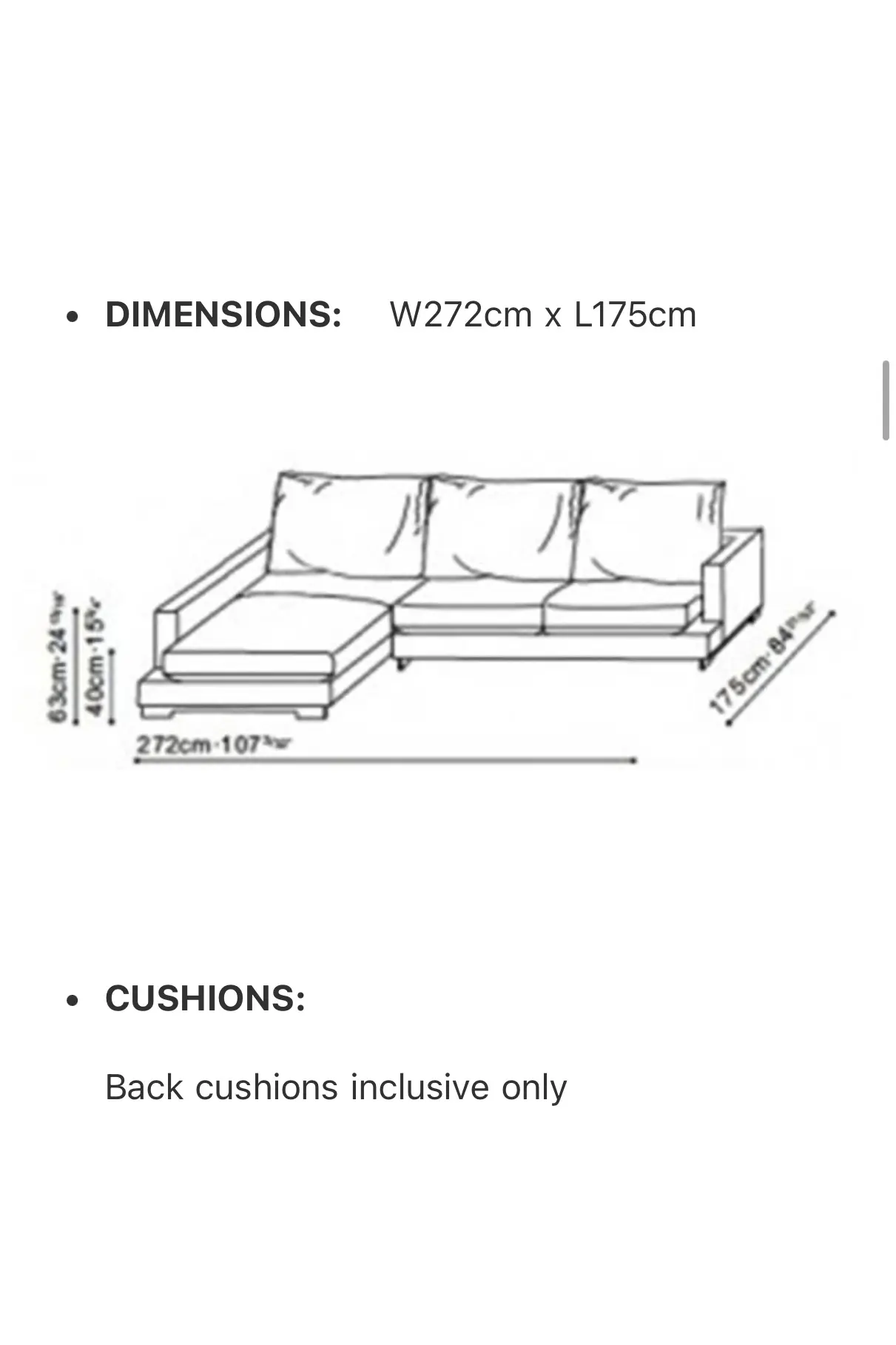 Camerich Lazytime plus Small corner with chaise on the left