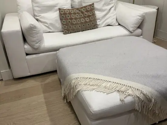 West Elm Harmony Sofa and ottoman