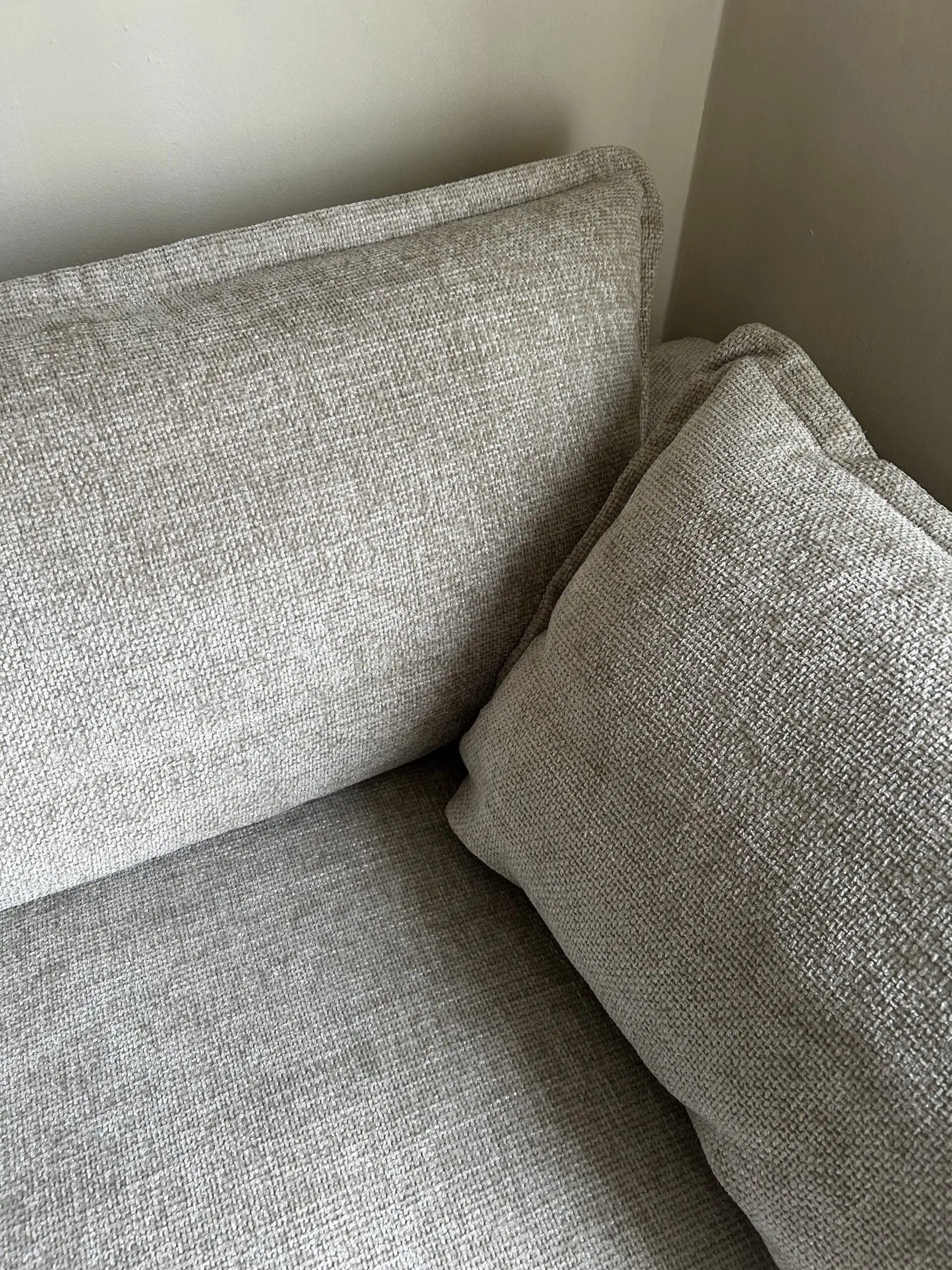 Dfs cream lorenza 4 seater 1year old sofa