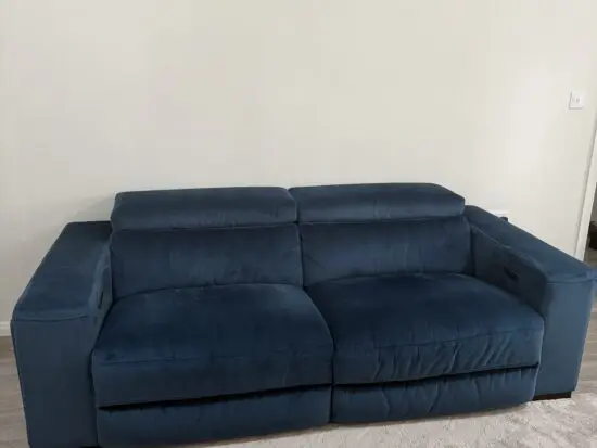 DFS Wander velvet 2 seater sofa