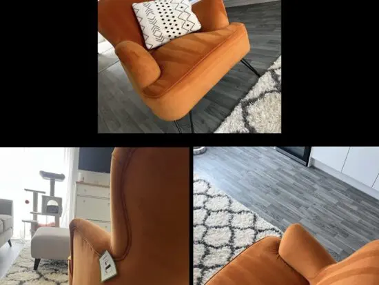 Dfs Burnt orange chair