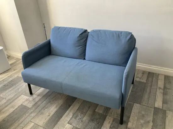 2 Seater Blue Sofa - Glostad IKEA