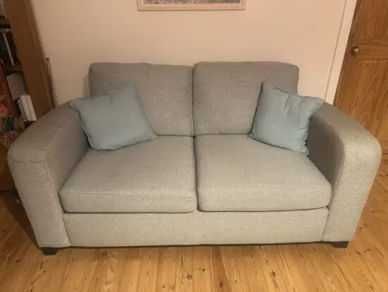 DFS grey 2 seater sofa