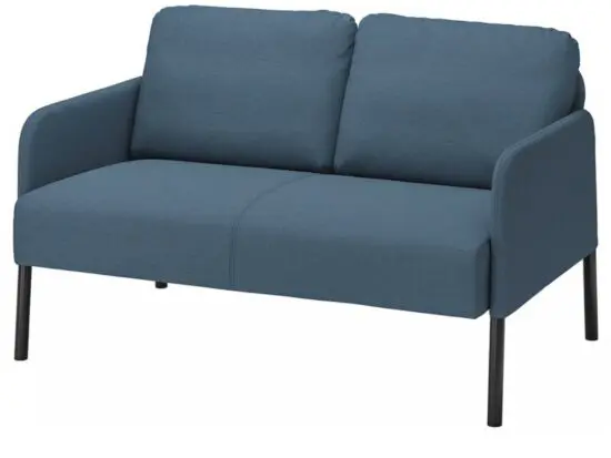 GLOSTAD 2-seat sofa, Knisa medium blue