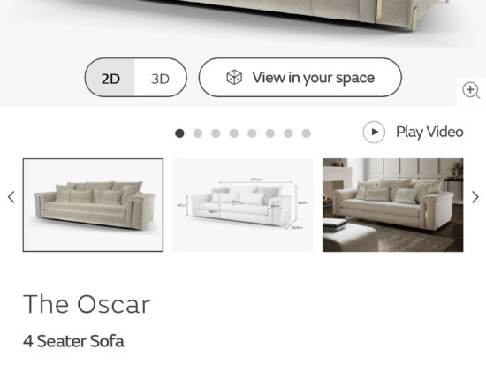 4 seater sofa with footstool/Cofeetable