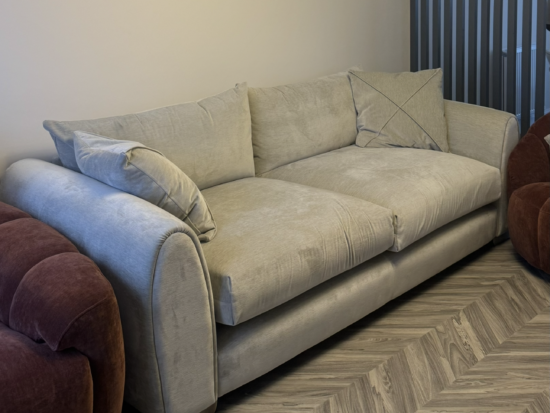 Hourglass 3 seater sofa