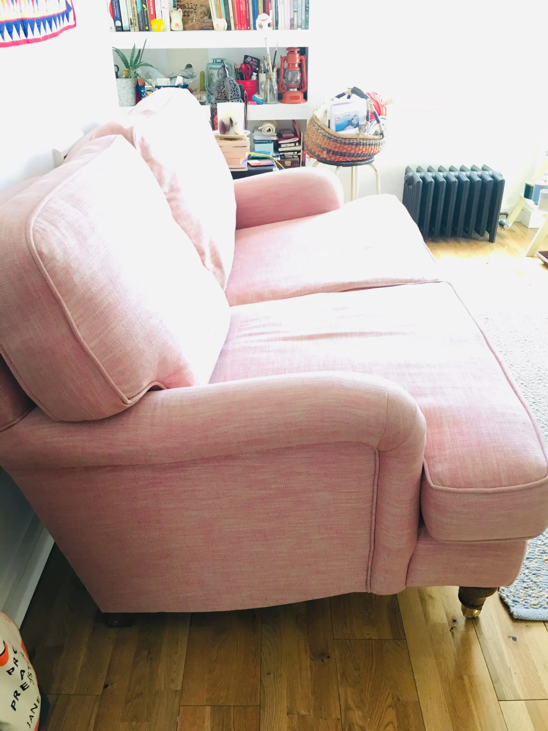 Sofa.com Bluebell 2.5 seat sofa in Rose House Viscose Linen