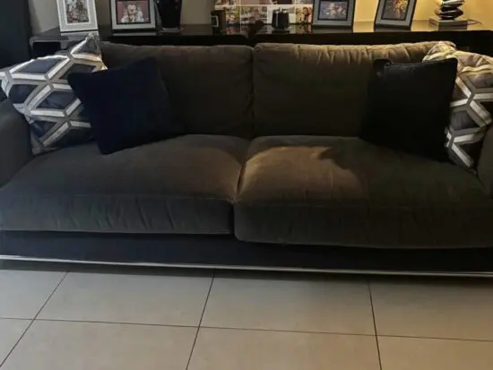3 Seater Grey Sofa authentic great condition