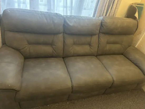 Electric recliner with heated seats.