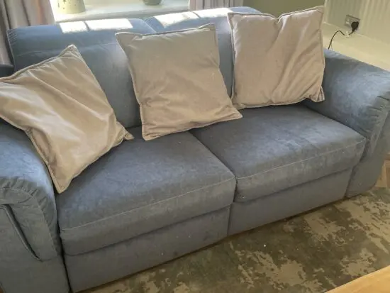 Natuzzi 3 seater electric recliner sofa