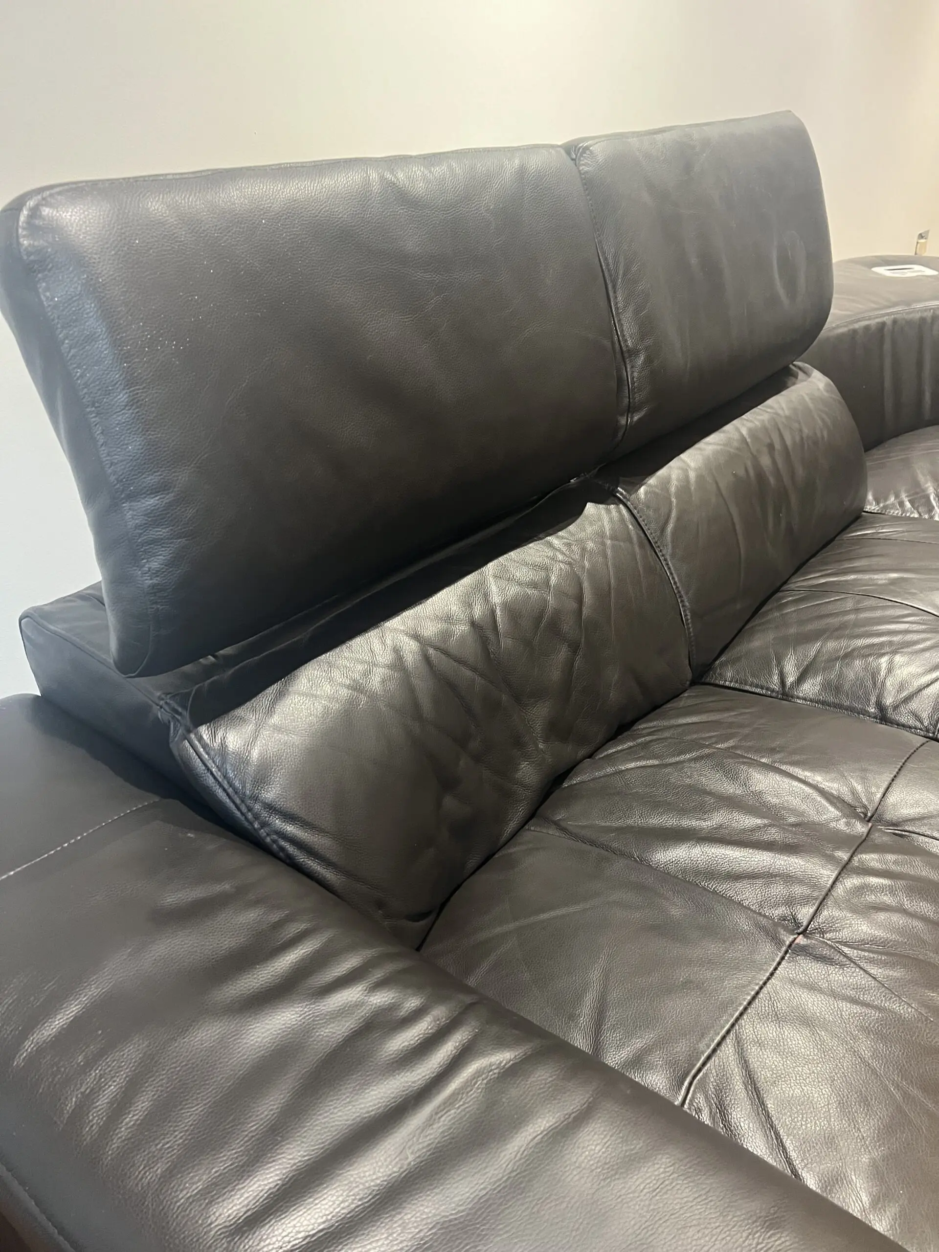 DFS Chocolate Brown Corner Sofa