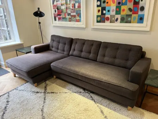 Heal’s Mistral Left Hand Facing Corner Unit in Grey