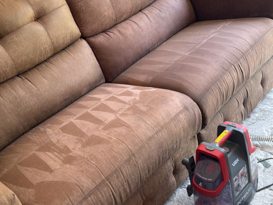 Lazy boy 3 seater recliner sofa with usb charging points and storage foot stool,