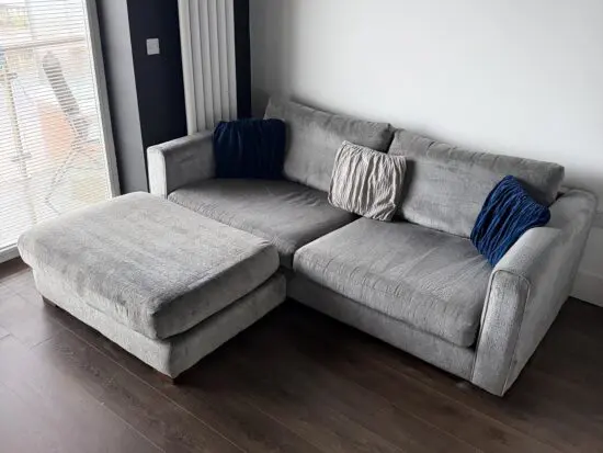 Sofology Majestic 4 Seater Sofa & Chair Grey