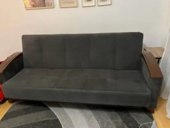Grey Sofa Bed - Futon