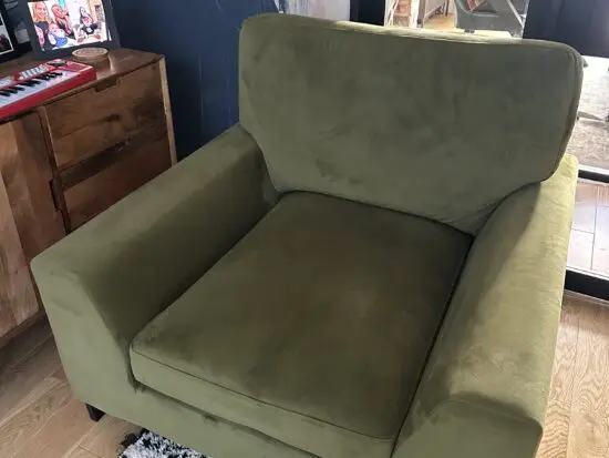 Olive Green Euphoria Armchair DFS