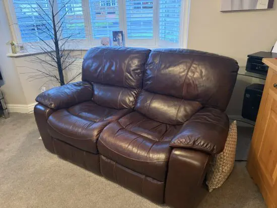 2 seater power recliner, DFS