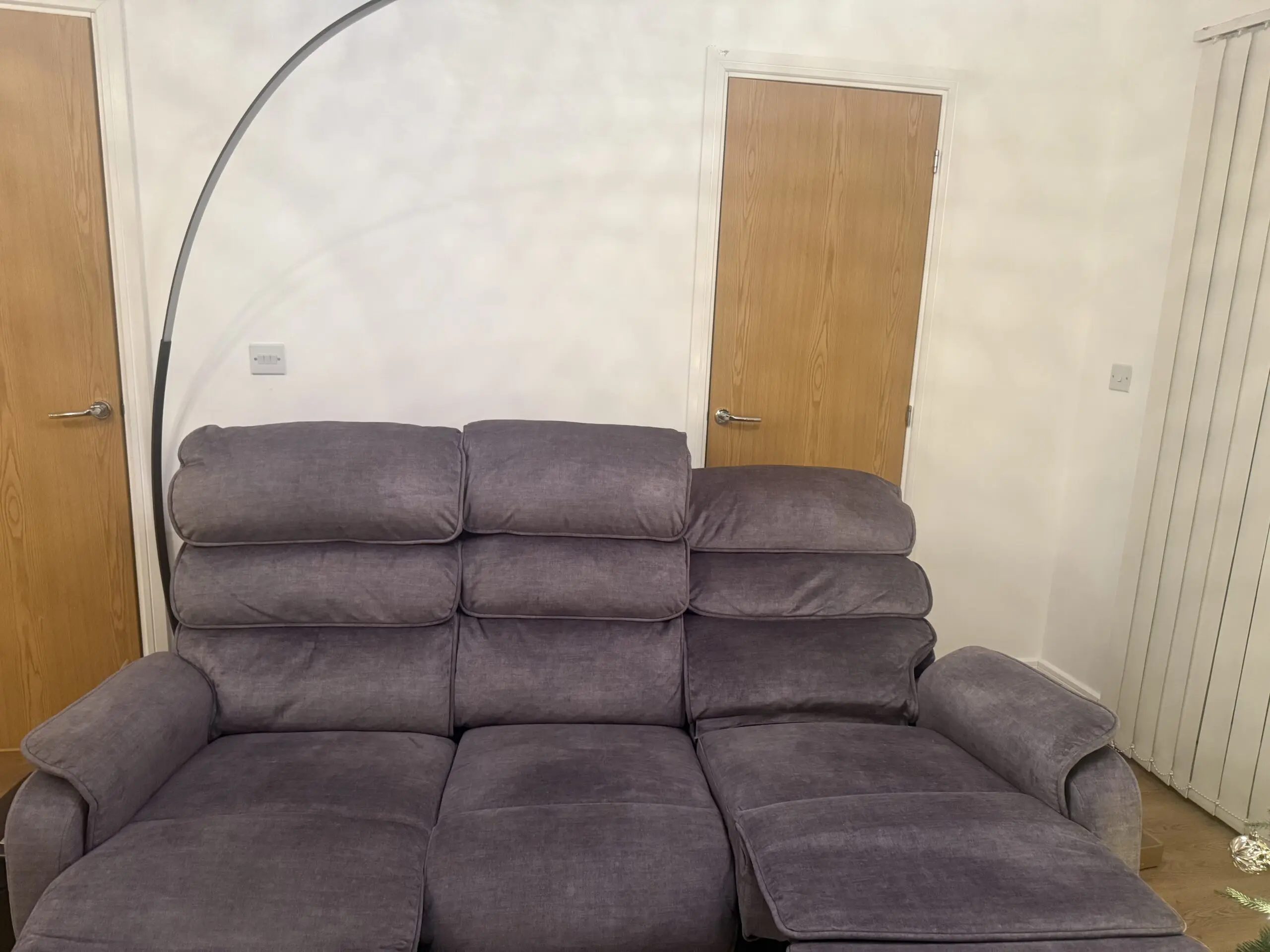 Blanche 3 seater reclining sofa By Lark Manor