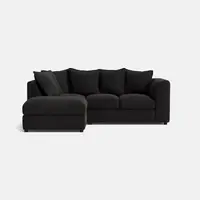Clapham Luxe Chenille Left Corner Sofa - Roof Top