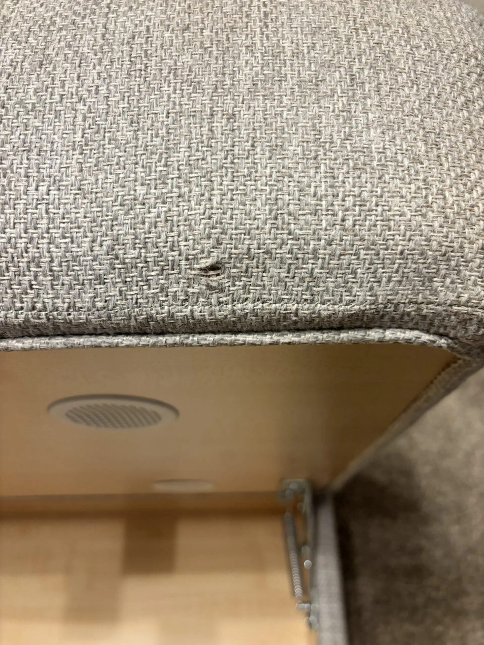 DFS Paignton large sofa, swivel chair & footstools