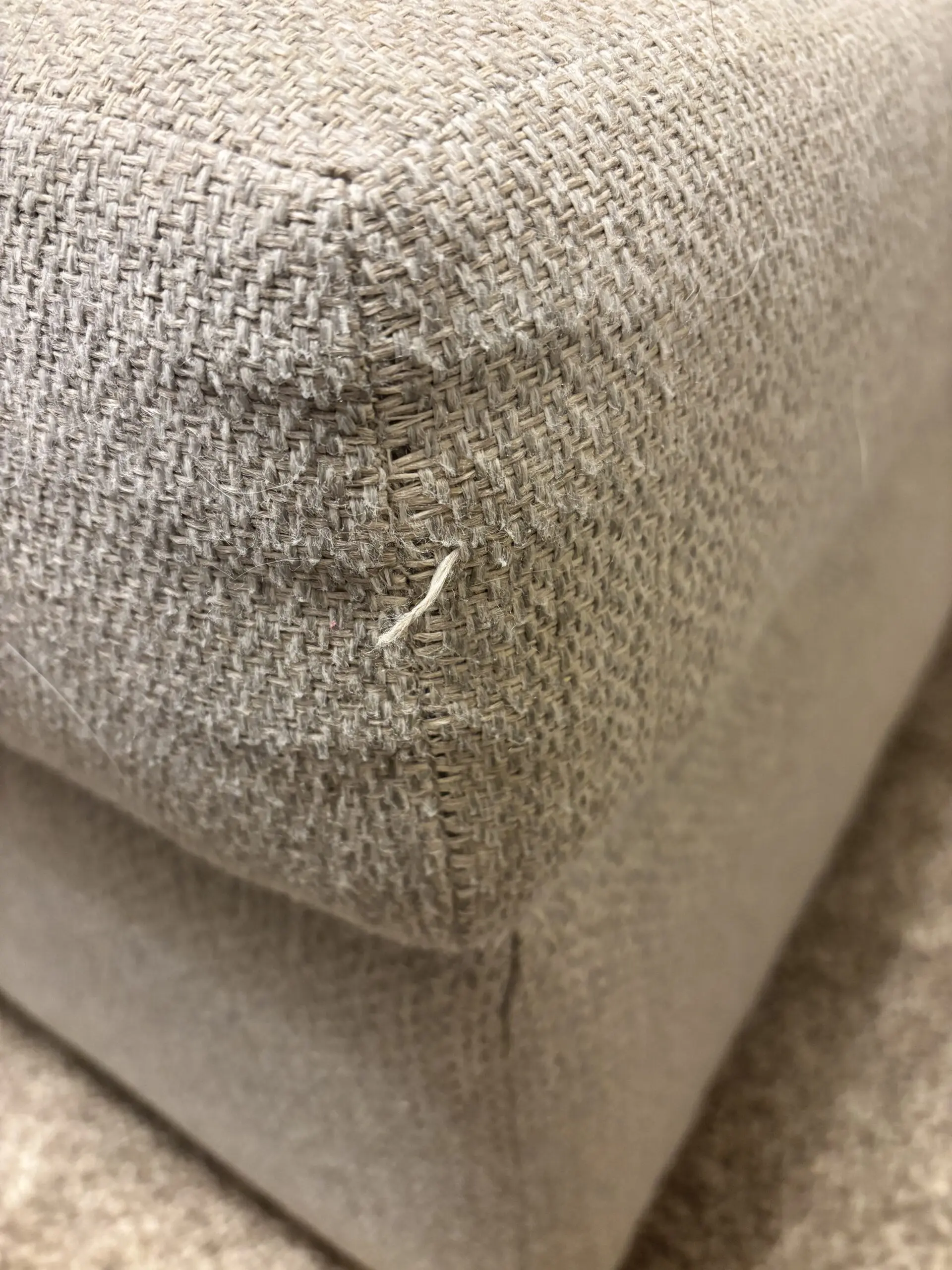 DFS Paignton large sofa, swivel chair & footstools