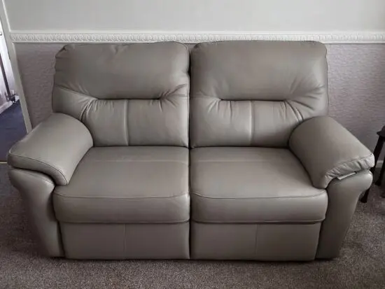 G plan Seattle leather 2.5 seater