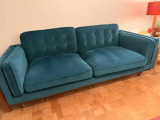 Swoon Velvet Sofa - Teal