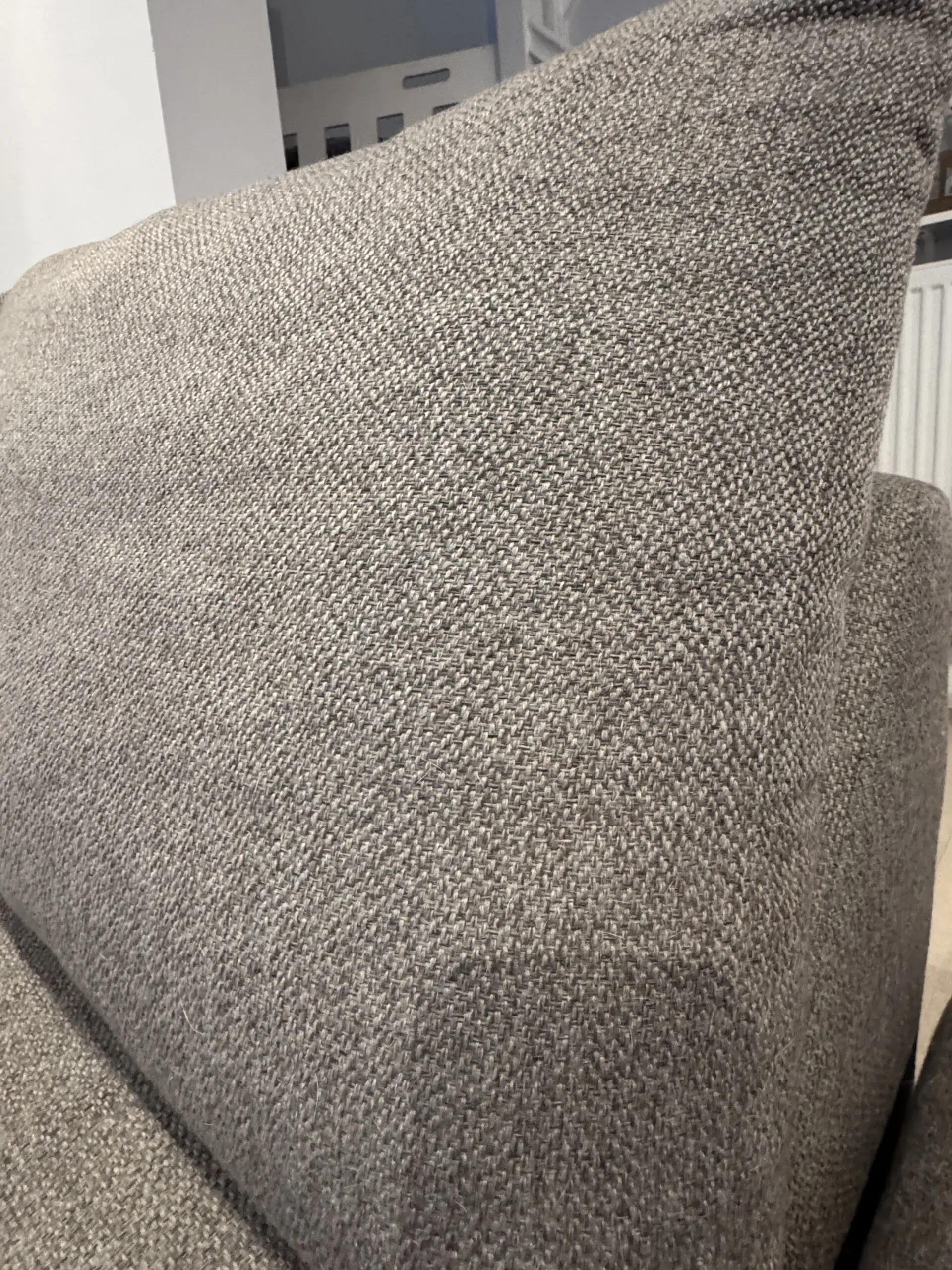 DFS Grey Fabric Corner Sofa