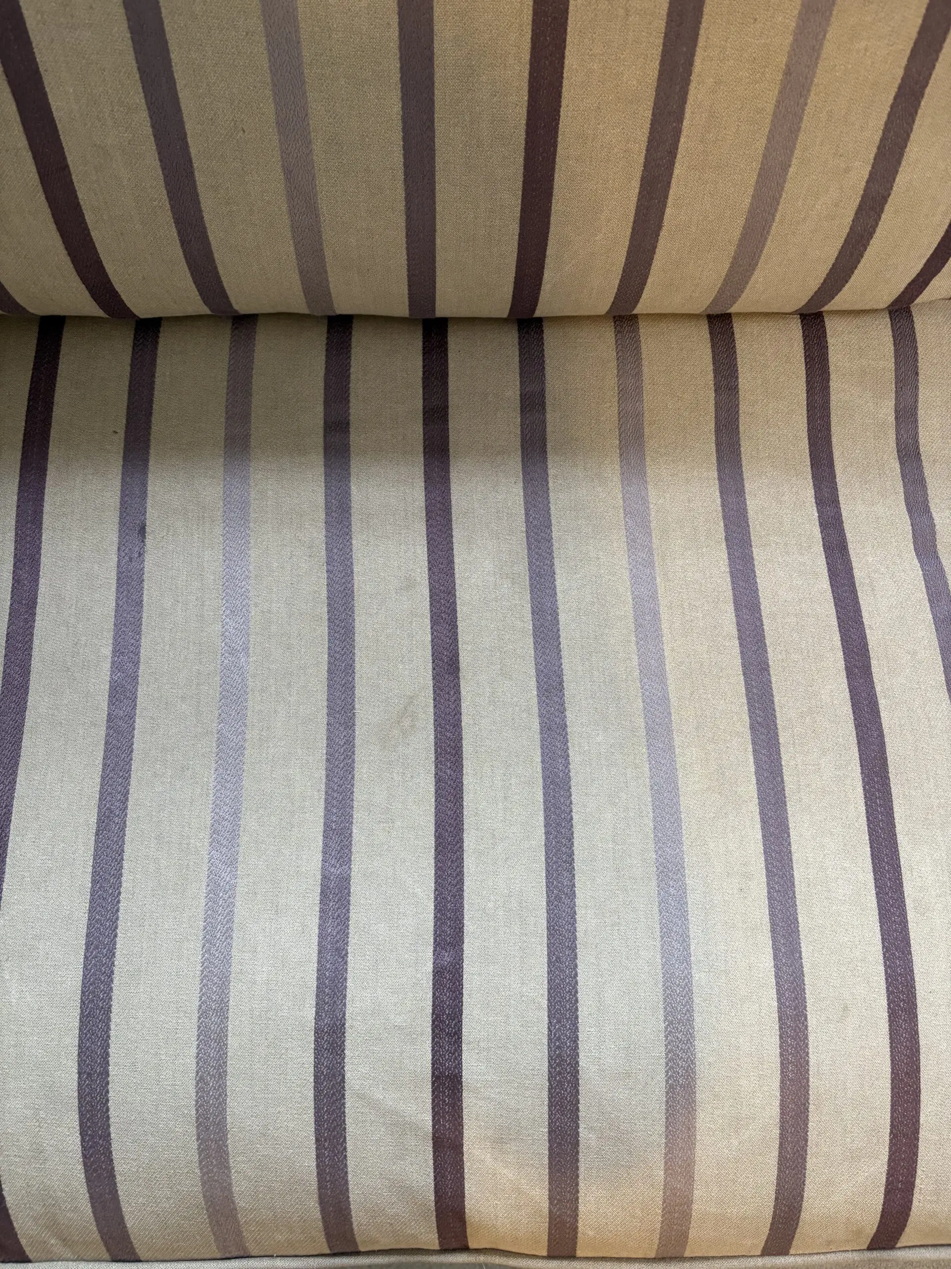 Laura Ashley - Mortimer - 2 seater sofa - beige with purple stripes