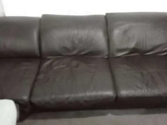 6 seater corner sofa in brown