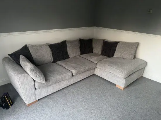 DFS Grey Sofa for sale! Excellent condition! Less than two years old!