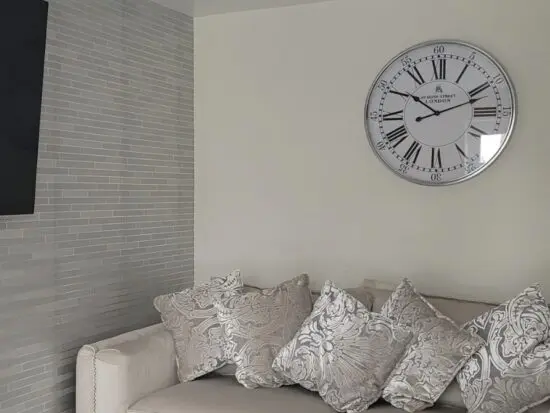 Lawrence lewellyn Bowen beige with beading detailing pillows included