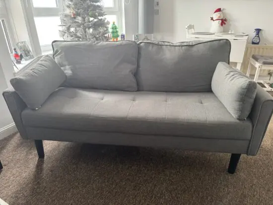Two Seater Yaheetech Sofa Grey