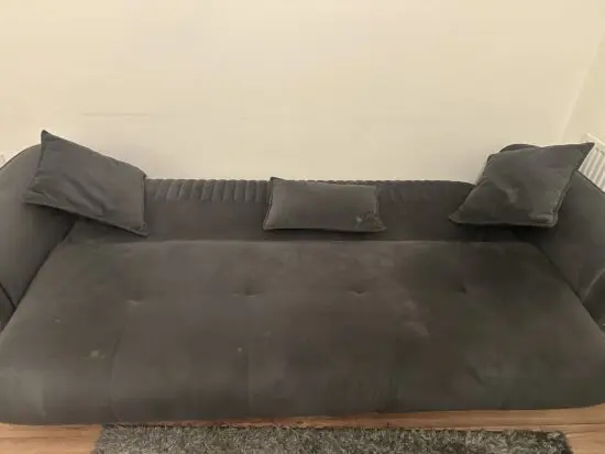 Grey turkish sofa bed with storage