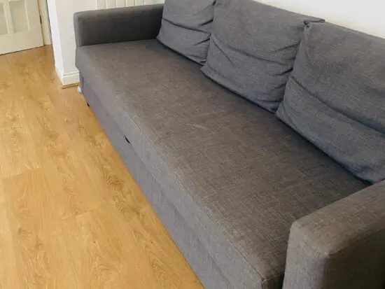 Grey sofa bed