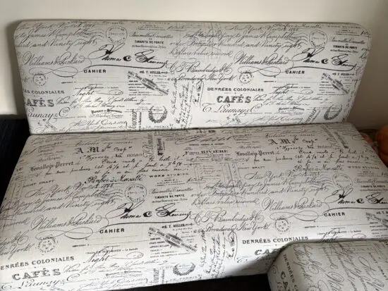 Armless Loveseat Sofa Bench